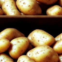 A Pile of Whole Potatoes free seamless pattern